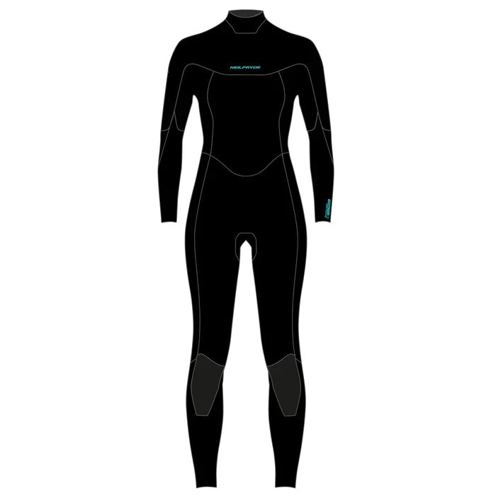 Neilpryde Spark L/S 32 BZ Fullsuit C1, flexible and warm wetsuit design with super soft neoprene for enhanced comfort and thermal insulation.