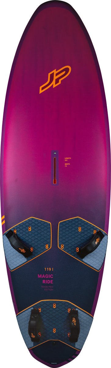 JP Australia 2024 Magic Ride windsurfing board, manoeuvre-oriented freeride board for playful, fast, and easy sailing experience.