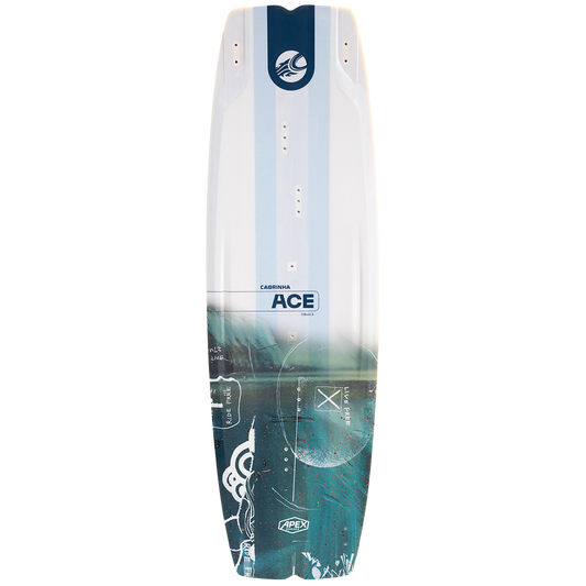 The 2025 Ace Apex board combines the best of both worlds with a durable wood core outer frame and a foam core for a lively, lightweight feel. The new flex pattern and optimized volume distribution make this board the ultimate choice for any conditions, delivering a unique riding experience with unmatched performance and durability.