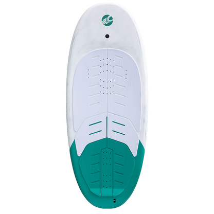 The redesigned Code Wing Foil board, featuring a new rounded thumb tail shape for improved release and easier takeoff. Updated volume distribution shifts the largest area slightly forward for maximum efficiency. Size-specific adjustments, including modified rockerline, rail thickness, and deck recess, make it ideal for freeriding and competition. The most versatile board in the range, now even better.