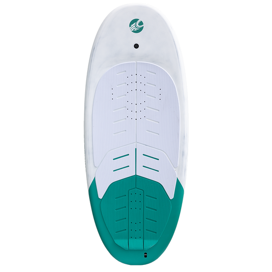 The redesigned Code Wing Foil board, featuring a new rounded thumb tail shape for improved release and easier takeoff. Updated volume distribution shifts the largest area slightly forward for maximum efficiency. Size-specific adjustments, including modified rockerline, rail thickness, and deck recess, make it ideal for freeriding and competition. The most versatile board in the range, now even better.