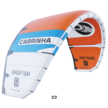 The Drifter, long known as the benchmark for riding moving walls of water, has undergone one of its biggest updates yet. Building on lessons learned from the Apex kites, the shorter wingtip section improves efficiency, making turns smoother and more responsive. With the addition of Ultra HT and Teijin D2 materials, this is the highest performing Drifter kite ever produced. Whether you're charging down the line, hunting for the next section, or throwing freestyle tricks, the Drifter is the ultimate addition 