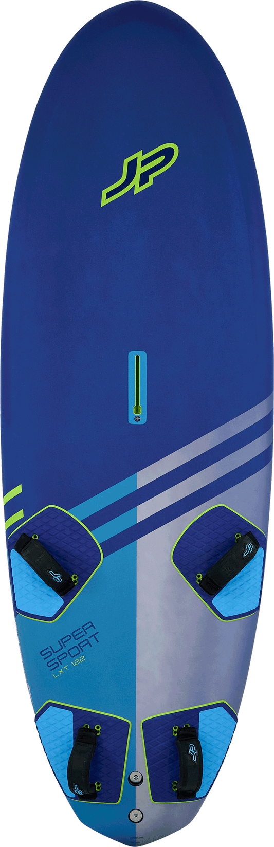 JP Super Sport windsurfing board, fastest freeride design for easy handling and high speeds, ideal for recreational sailors - JP's best performing line!