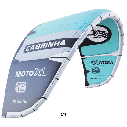The MotoXL Apex kite, designed for ultimate performance in threshold winds. Built on the Moto X platform with Apex Series materials, it strikes the perfect balance between power and playfulness. Lightweight Ultra HT fabric and new lighter bladders enhance responsiveness, making it the ultimate session-saving kite for maximum fun on the water.