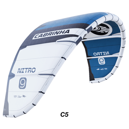 The 2025 Nitro Big Air kite, now in its third generation, featuring Pure Form Panels and Teijin D2 material for enhanced performance. Refined profiles improve canopy support during extreme tricks, while the new 7-point Apex bridle provides stability, feedback, and confidence for riders pushing their limits.