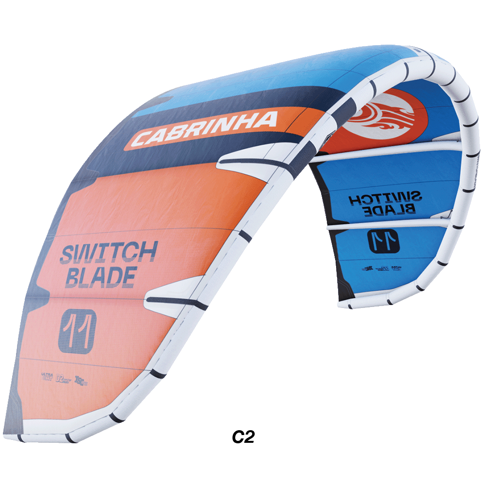 The 2025 Switchblade, a kite that has defined a generation, returns with its largest performance boost yet. With a new design enhanced by Apex materials, it combines the feel of a three-strut kite with the support and confidence of a five-strut kite. Featuring Ultra HT for improved response, the Switchblade is as predictable as ever, providing riders with the confidence to enjoy their session without worrying about the kite.