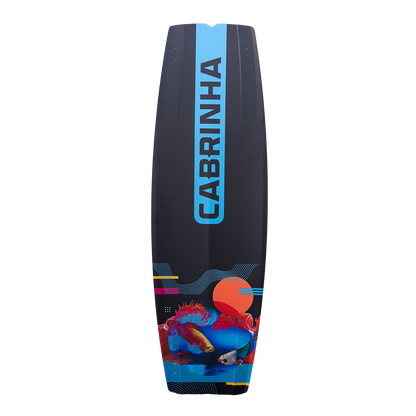 Cabrinha Vapor Apex Big Air kiteboard with full carbon construction designed for explosive pop, fast response, and precise control in high wind performance riding.