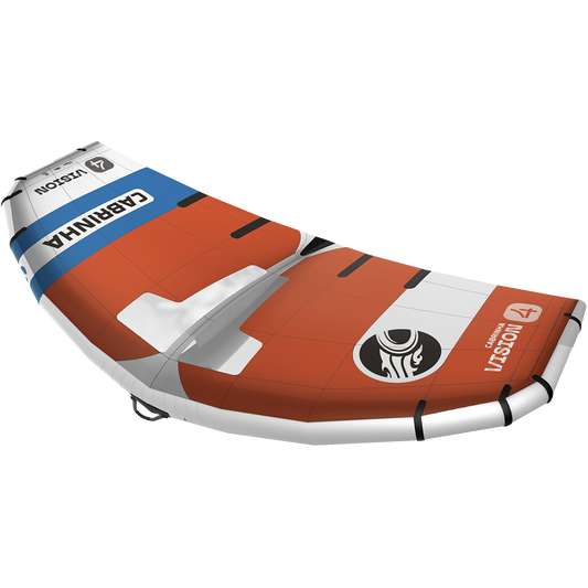 The third-generation Vision wing, designed for unmatched versatility across all wind conditions. Featuring the largest size range in the industry, it excels in both high-wind control and ultra-light wind performance. Updates to the dihedral and twist profile enhance maneuverability, while Teijin D2 material boosts durability and responsiveness. The ultimate wing for every session.