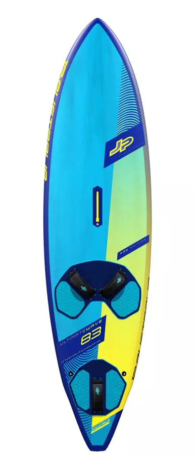 2021 JP Ultimate Wave Pro board, ideal for dedicated wave sailors. PRO EDITION with S-Glass technology, Quad fin setup, and Innegra Parabolic Rails.